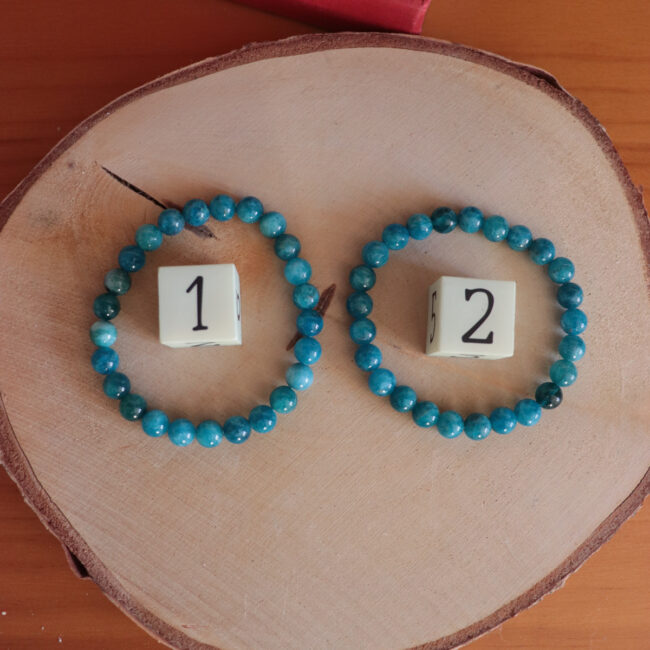 Bracelet Apatite Bleue