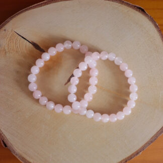 Bracelet Quartz Rose 8mm