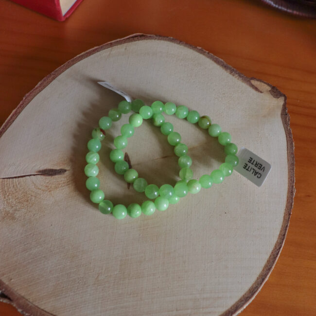 Bracelet Calcite Verte 8mm